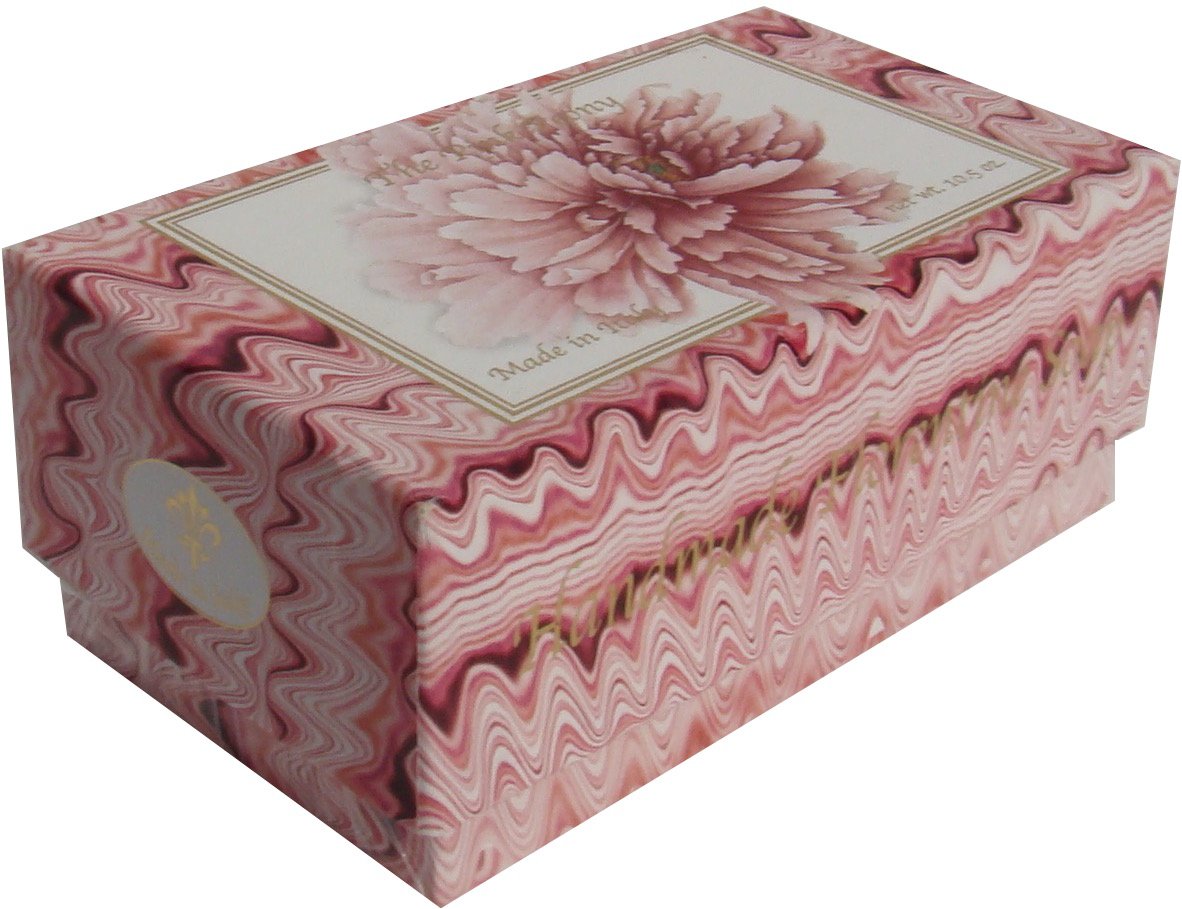 Saponificio Artigianale Fiorentino Pink Peony Single 10.5 Oz. Soap Bar From Italy Beauty & Personal Care Saponificio Artigianale Fiorentino