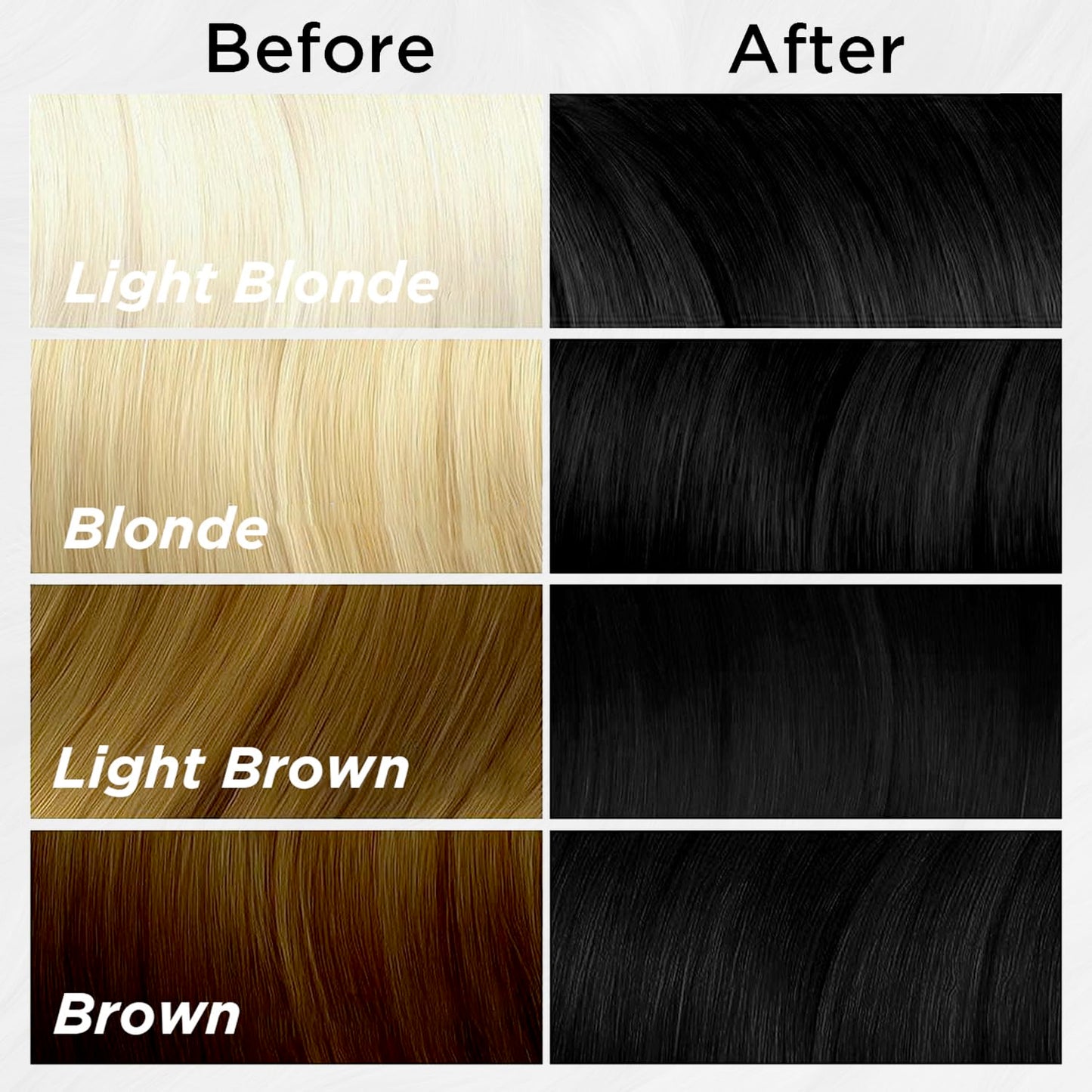 MOEHAIR Semi-Permanent Hair Color | Black Hair Dye 8 Oz | Temporary Hair Dye for Dark Hair | Voodoo Majestic Black Hair Color No Ammonia, Sulfate Beauty & Personal Care MOEHAIR