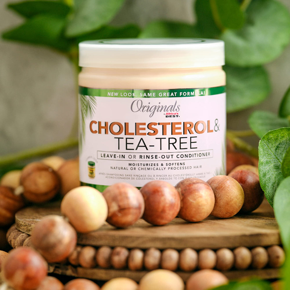 Originals by Africa's Best Cholesterol Tea Tree Oil, Rinse-Out Plus Leave in Conditioner, Repair and Revitalize Damaged, Dry, Overprocessed Hair, 15 Beauty & Personal Care Originals by Africa's Best