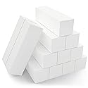 Morary 12-Pack, Nail Buffer Blocks for Natural and Acrylic Nails, 4 Sided, Medium Grit (White) Beauty & Personal Care Morary