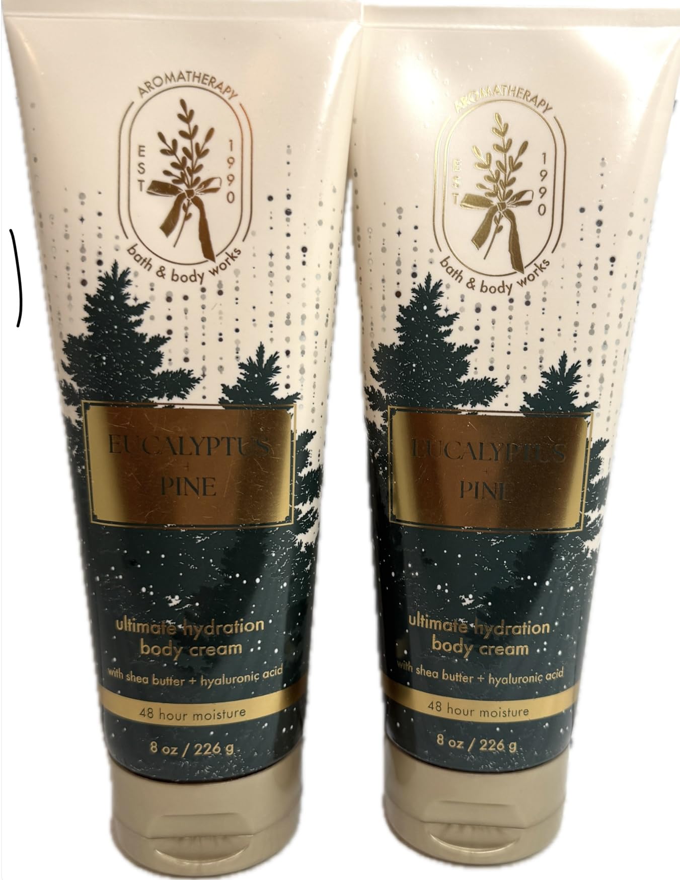 Bath & Body Works Unisex Eucalyptus Pine Ultimate Hydration Body Cream 8 Ounces Pack of 2 Beauty & Personal Care Bath & Body Works