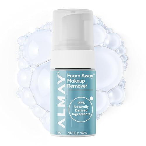 Almay Foam Away Makeup Remover & Face Wash, Gentle Foaming Facial Cleanser, Hypoallergenic, Non-Stripping, Vegan, Cruelty-Free Formula, 100, 2.87 fl Beauty & Personal Care Almay