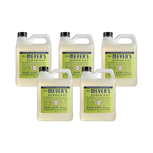 Mrs. MEYER'S CLEAN DAY Liquid Hand Soap Refill Lemon Verbena 33 Fl Oz (Pack of 5) Beauty & Personal Care Mrs. MEYER'S