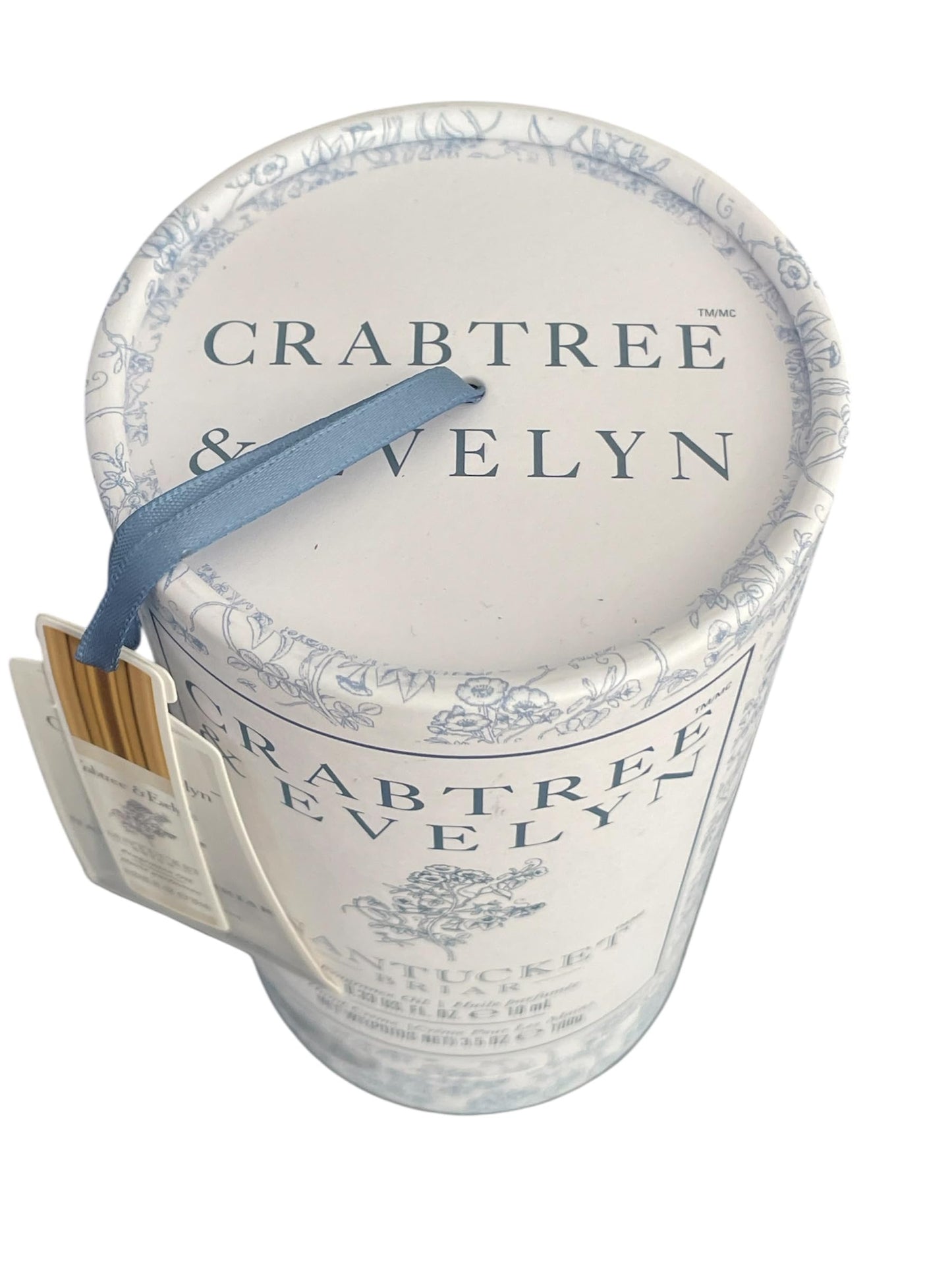 Crabtree & Evelyn Nantucket Briar Fragrance Oil Rollerball 0.33oz & Hand Creme 3.5oz Set Beauty & Personal Care Crabtree & Evelyn