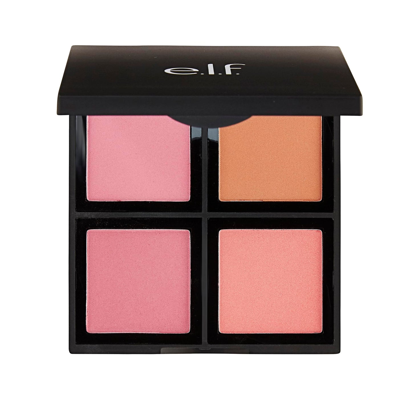 e.l.f. Cosmetics Powder Blush Palette, Four Blush Shades for Beautiful, Long-Lasting Pigment, Light Beauty & Personal Care e.l.f.