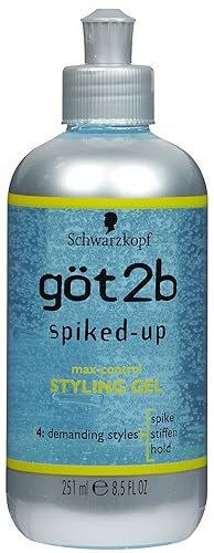 Got2B Spiked-Up Max Control Styling Gel, 8.5 Fl. Oz. Beauty & Personal Care Got2B