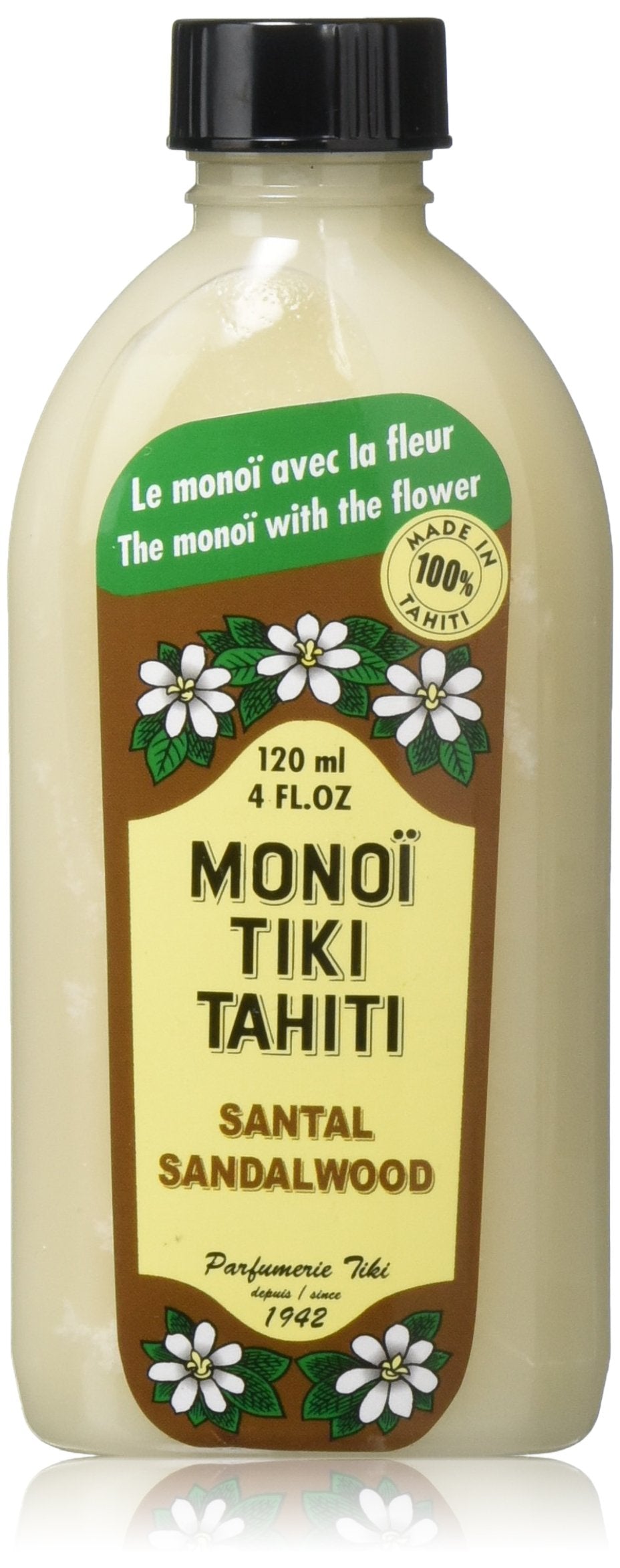 Monoi Tiare Tahiti Santal Sandalwood Coconut Oil - 4 fl oz Beauty & Personal Care Monoi Tiare Tahiti