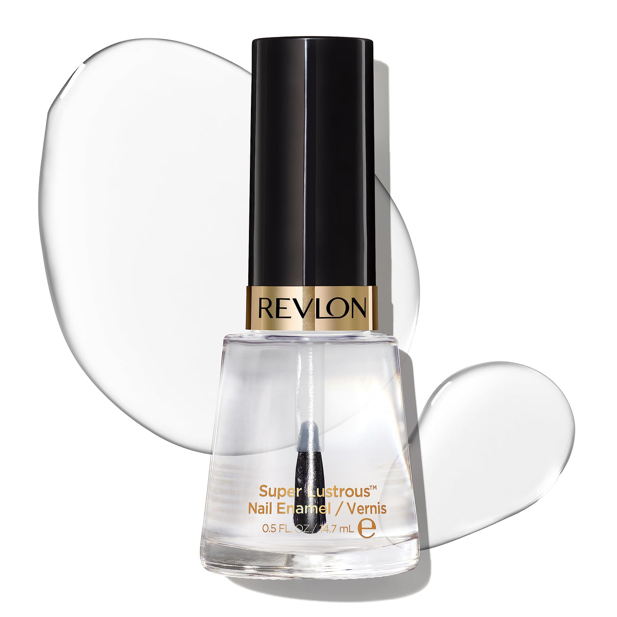 Revlon Super Lustrous Nail Polish, Chip-Resistant & Longwear Formula, High Shine Finish, 771 Clear, 0.5 fl oz Beauty & Personal Care REVLON