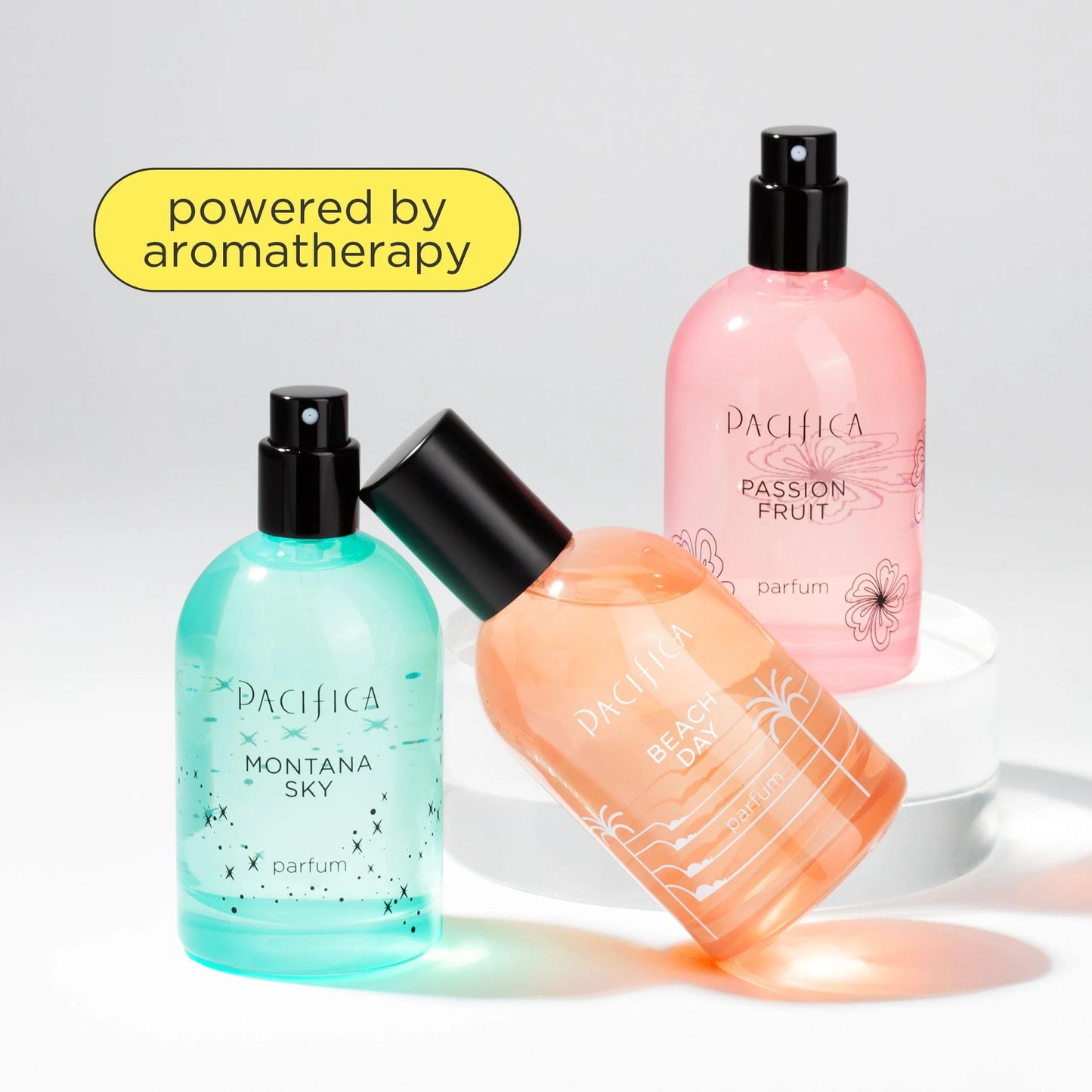 Pacifica Iconic Scents Gift Box - Montana Sky, Beach Day & Passionfruit - Nature-Inspired Fragrance Collection, Vegan & Cruelty-Free Beauty & Personal Care Pacifica