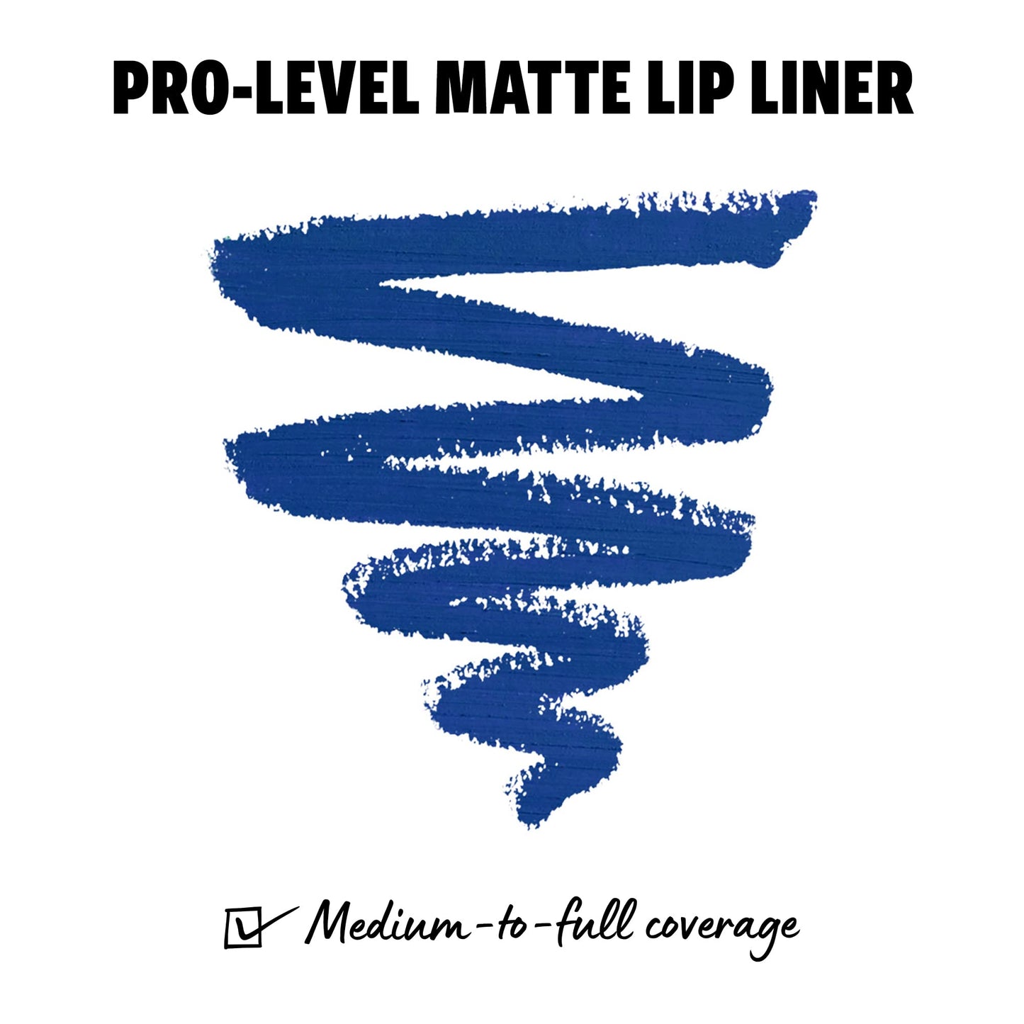 NYX PROFESSIONAL MAKEUP Suede Matte Lip Liner, Vegan Formula - Jet Set (True Blue) Beauty & Personal Care NYX PROFESSIONAL MAKEUP