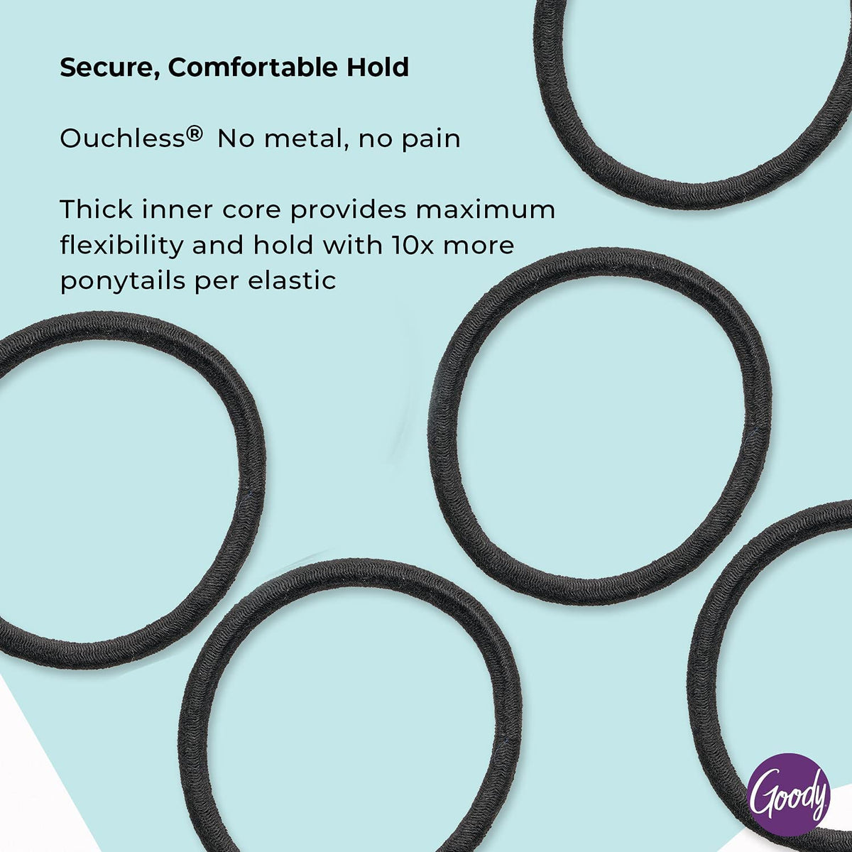 Goody Ouchless No Metal Elastics Starry Nights 30 Count30