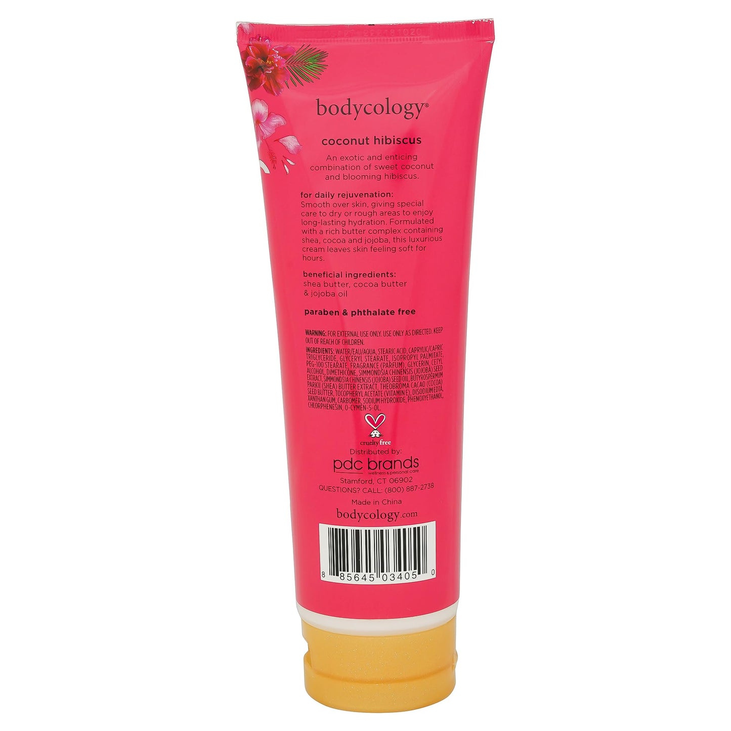 Bodycology Coconut Hibiscus Moisturizing Body Cream - 8 Oz Beauty & Personal Care Bodycology
