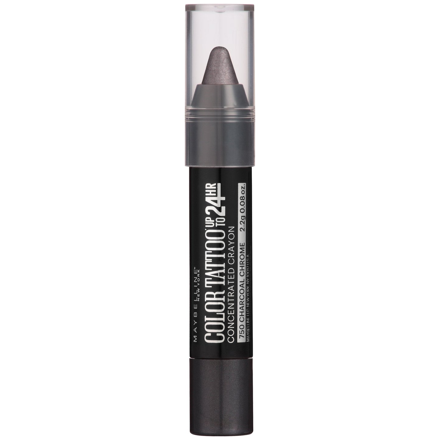 Maybelline Eyestudio ColorTattoo Concentrated Crayon,750 Charcoal Chrome, 0.08 oz. Beauty & Personal Care MAYBELLINE