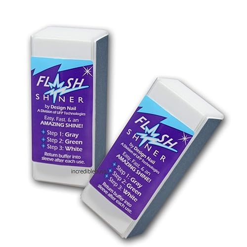 Flash Shiner Buffer 3 Way - 2pcs Beauty & Personal Care Flash Shiner