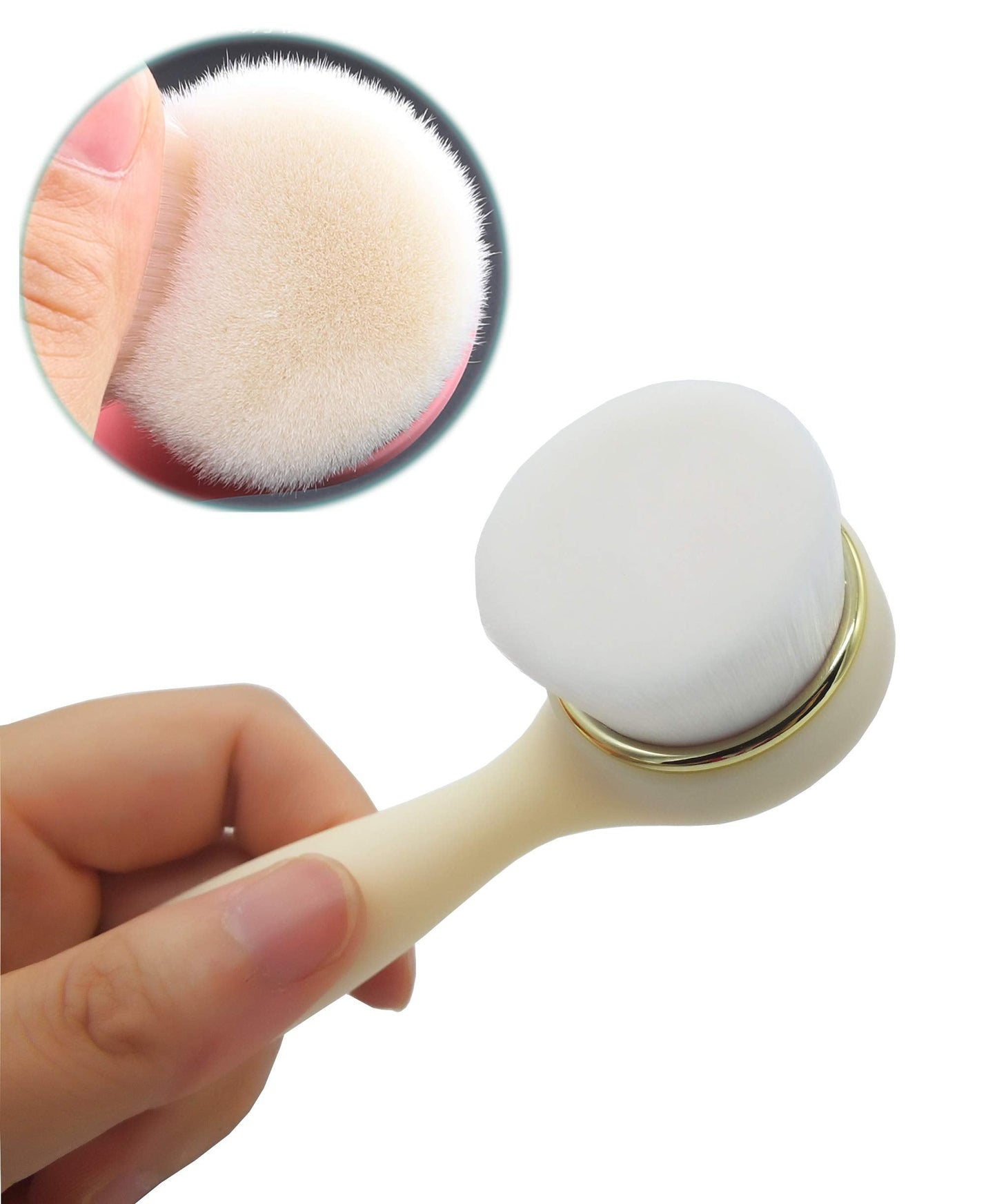 Ultra-Soft Facial Cleansing Brush - Makeup Removal & Pore Cleansing with Deep Exfoliation Beauty & Personal Care Vincilee