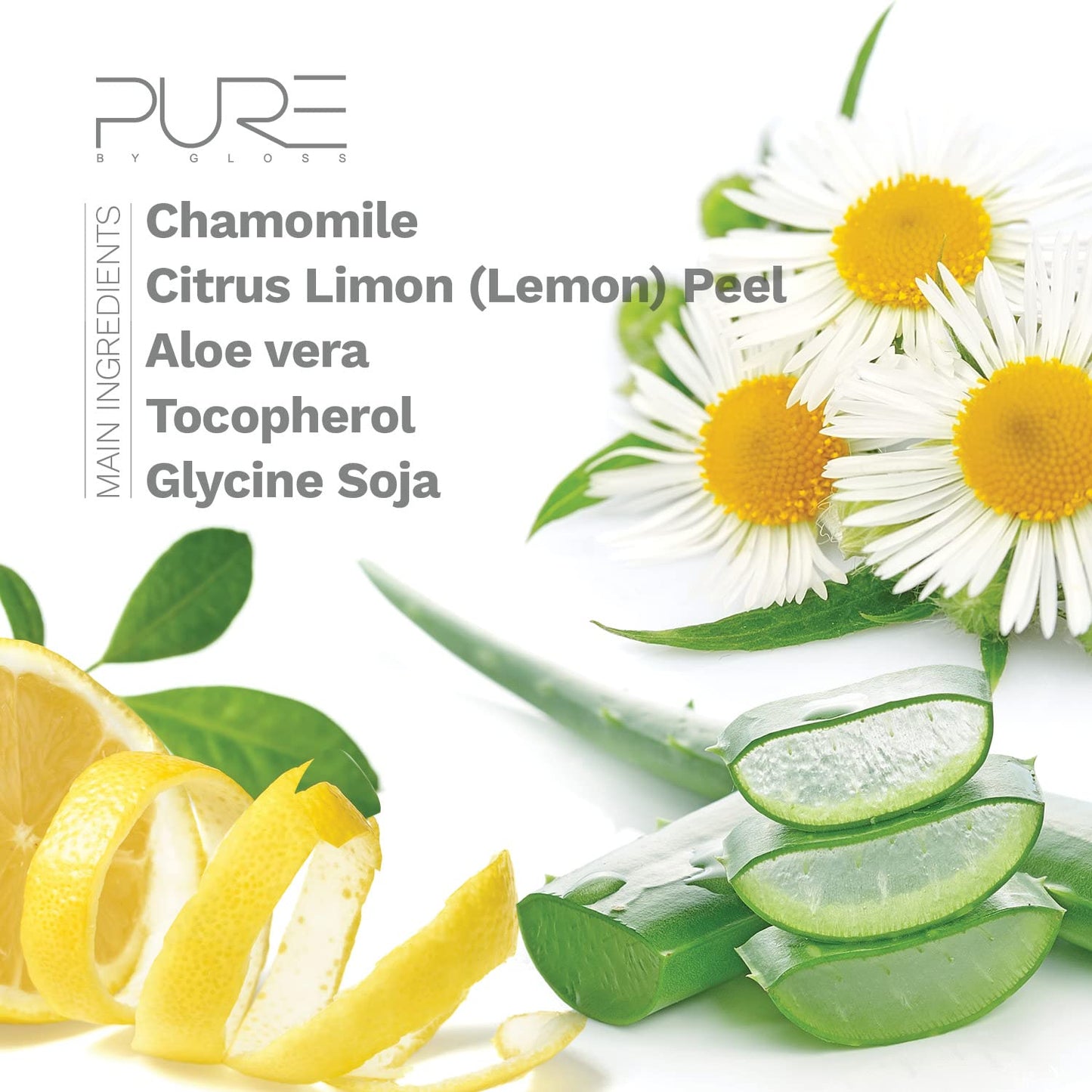 Pure By Gloss Body Lotion - Fresh Lemon Scent - for All Skin Types - Cruelty Free and Paraben Free - Luxurious Moisturizing, Softening & Smoothing Beauty & Personal Care Pure By Gloss