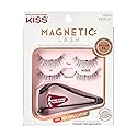 KISS Magnetic Lash 01, Synthetic False Eyelashes with Magnets Under and Over Your Upper Lashes, No Glue Needed, Lightweight, Reusable, Contact Lens Beauty & Personal Care KISS