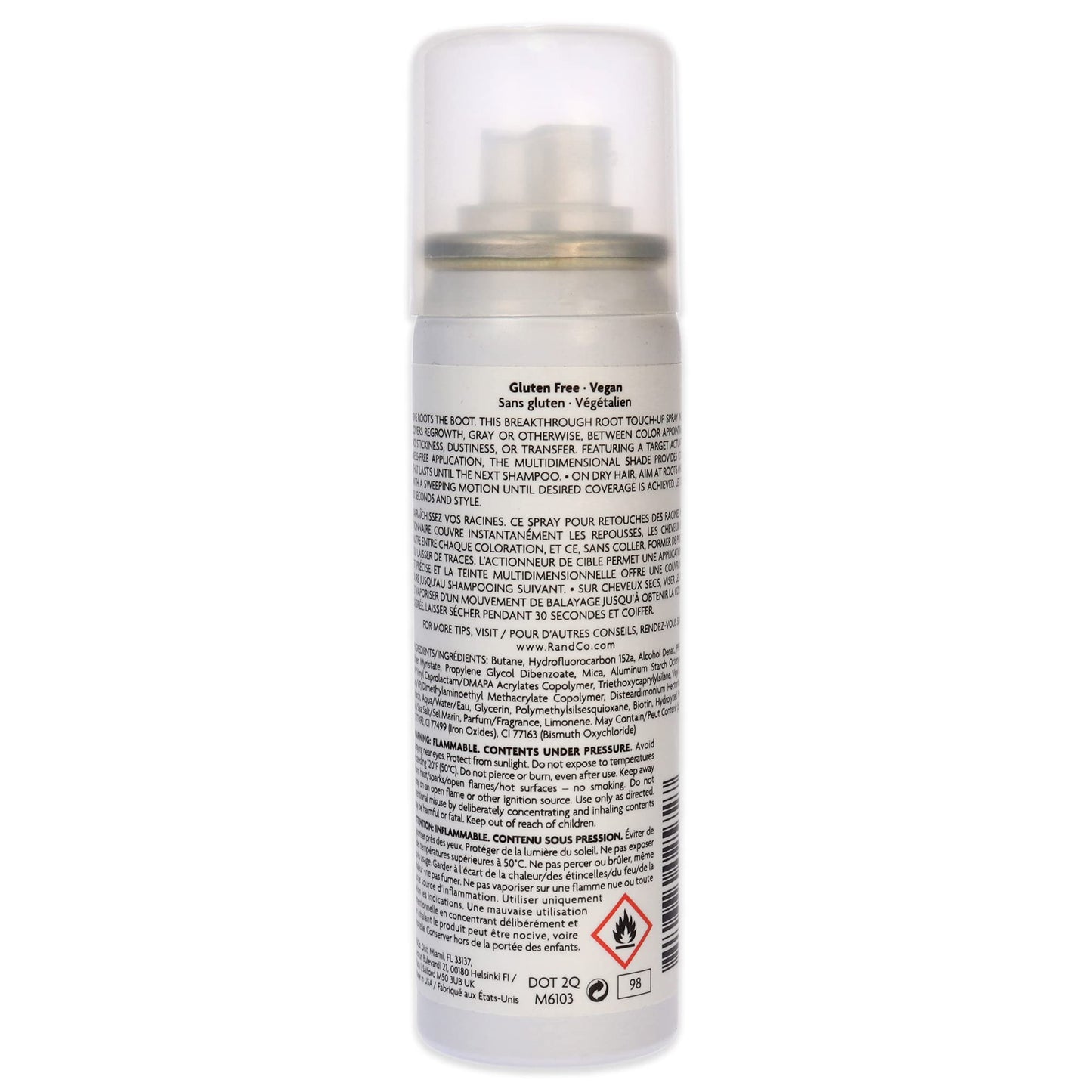 R+Co BRIGHT SHADOWS Root Touch-Up Spray Medium Brown 59 ml / 1.5 oz Beauty & Personal Care R+Co