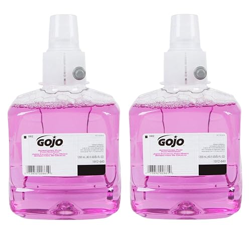 GOJO Antibacterial Foam Handwash, Refill, Plum, 1200mL Refill, 2/Carton Beauty & Personal Care GOJO