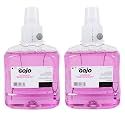 GOJO Antibacterial Foam Handwash, Refill, Plum, 1200mL Refill, 2/Carton Beauty & Personal Care GOJO
