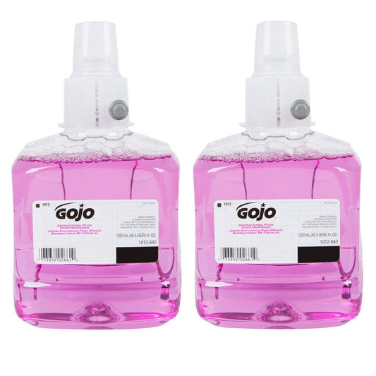 GOJO Antibacterial Foam Handwash, Refill, Plum, 1200mL Refill, 2/Carton Beauty & Personal Care GOJO