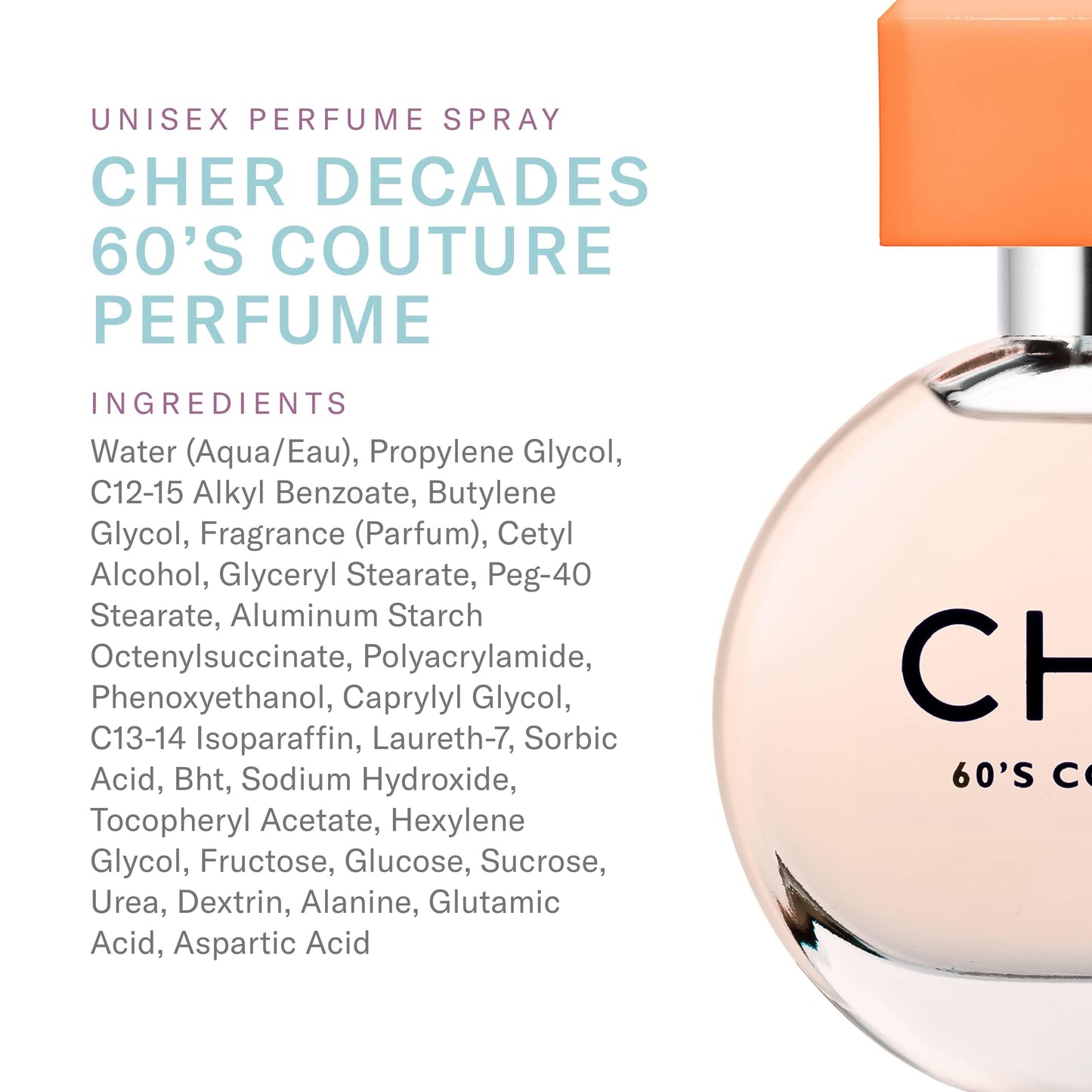 SCENT BEAUTY Cher Decades Couture - Unisex Perfume Spray - Cher Decades 60's - 1 Fl Oz Beauty & Personal Care SCENT BEAUTY