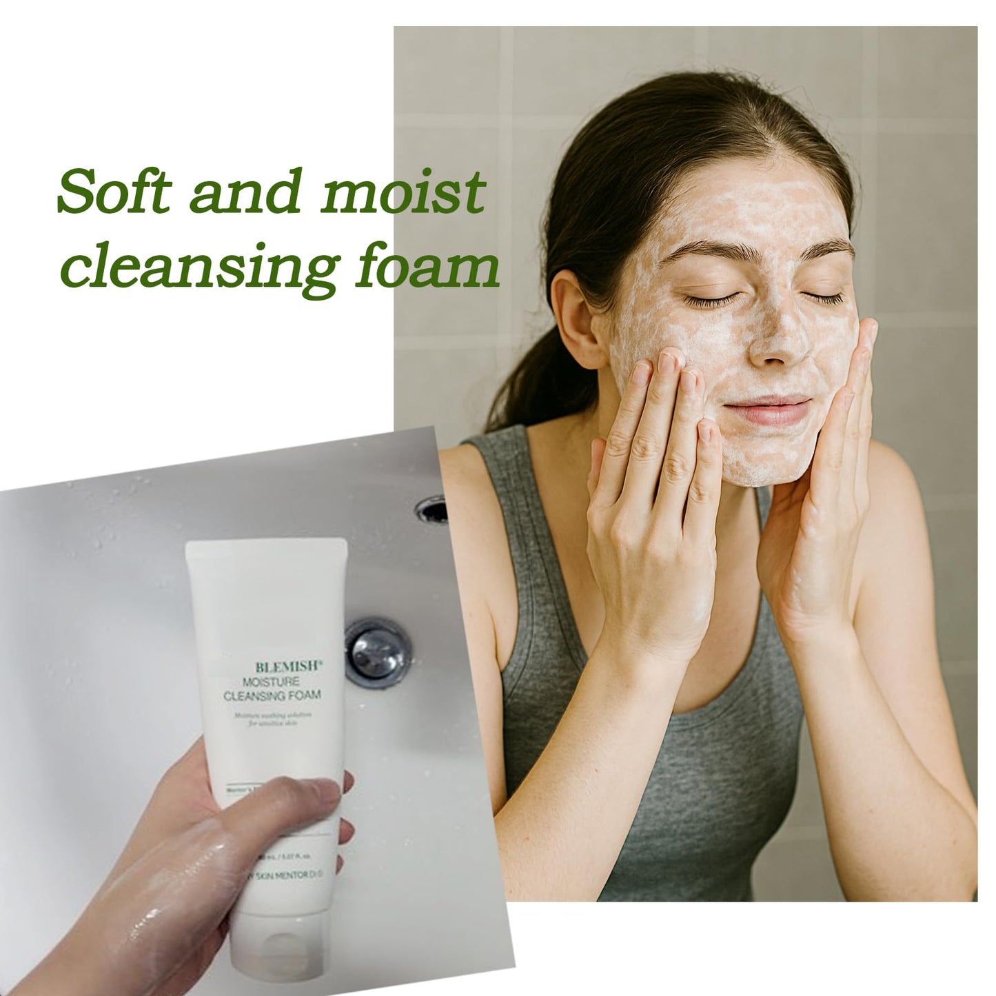 Soothing moisture cleansing foam, For Dr.g Red BLEMISH moisture cleansing foam (5.07 FL.OZ.) Beauty & Personal Care priming water