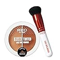 RED by Kiss Lace Wig Brush Tinted Powder Set - Matte Finish, Oil Control, Lightweight, Long-lasting, Mix & Match Shade Duo Beauty & Personal Care Red by Kiss