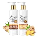 Ginger Shampoo and Conditioner Set, Deep Nourishing Shampoo and Conditioner for Hair Growth, Scalp Care, Frizz Control, and Damage Repair, Adds Shine Beauty & Personal Care TUOSHITONG