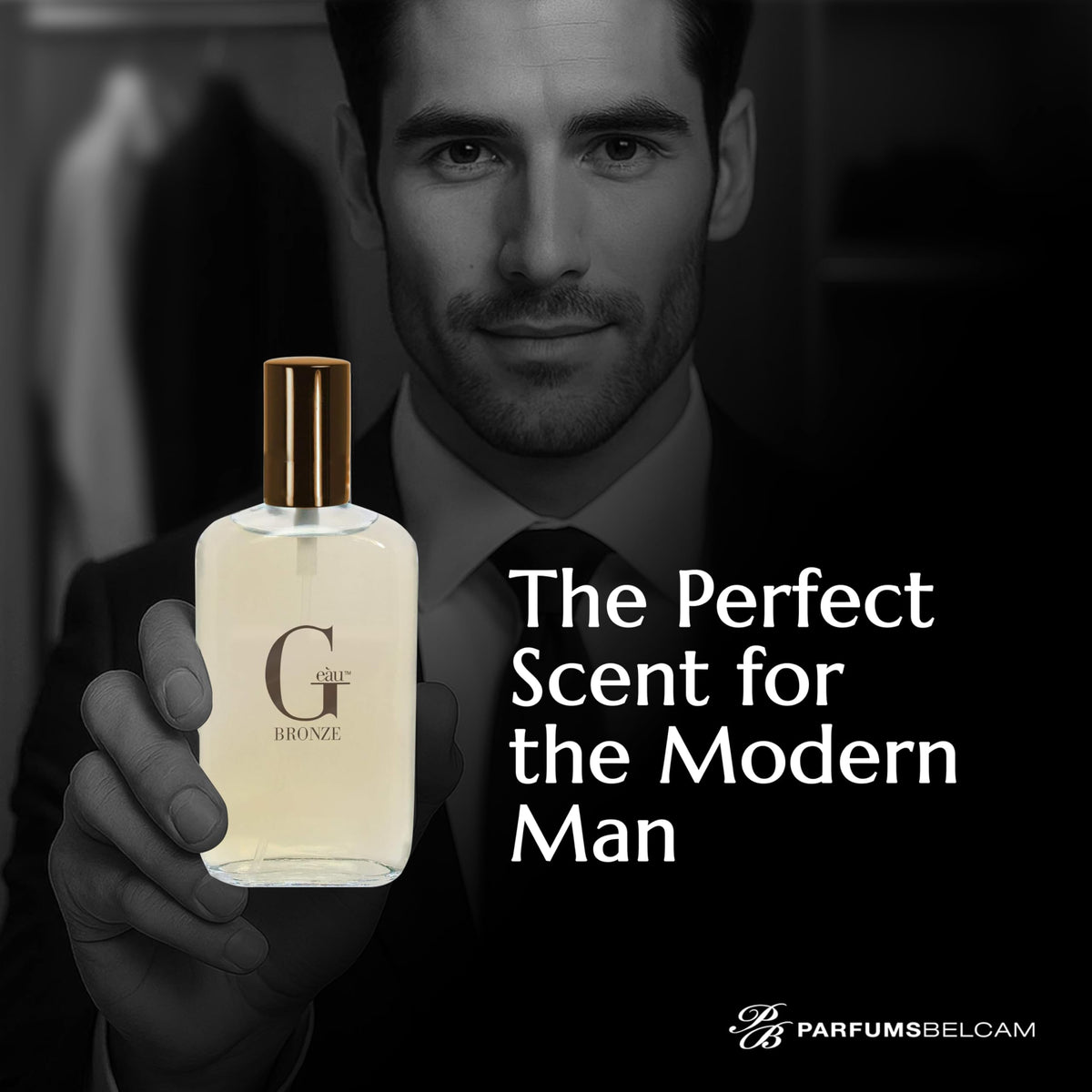PB ParfumsBelcam G eàu Bronze Eau de Toilette Spray for Men – Long-Lasting Aquatic Woody Cologne with Citrus, Lavender & Patchouli, 0.34 fl oz Beauty & Personal Care PB ParfumsBelcam
