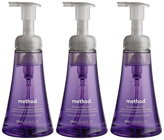 Method Foaming Hand Wash, French Lavender, 10 Fl Oz (Pack of 3) Beauty & Personal Care Method