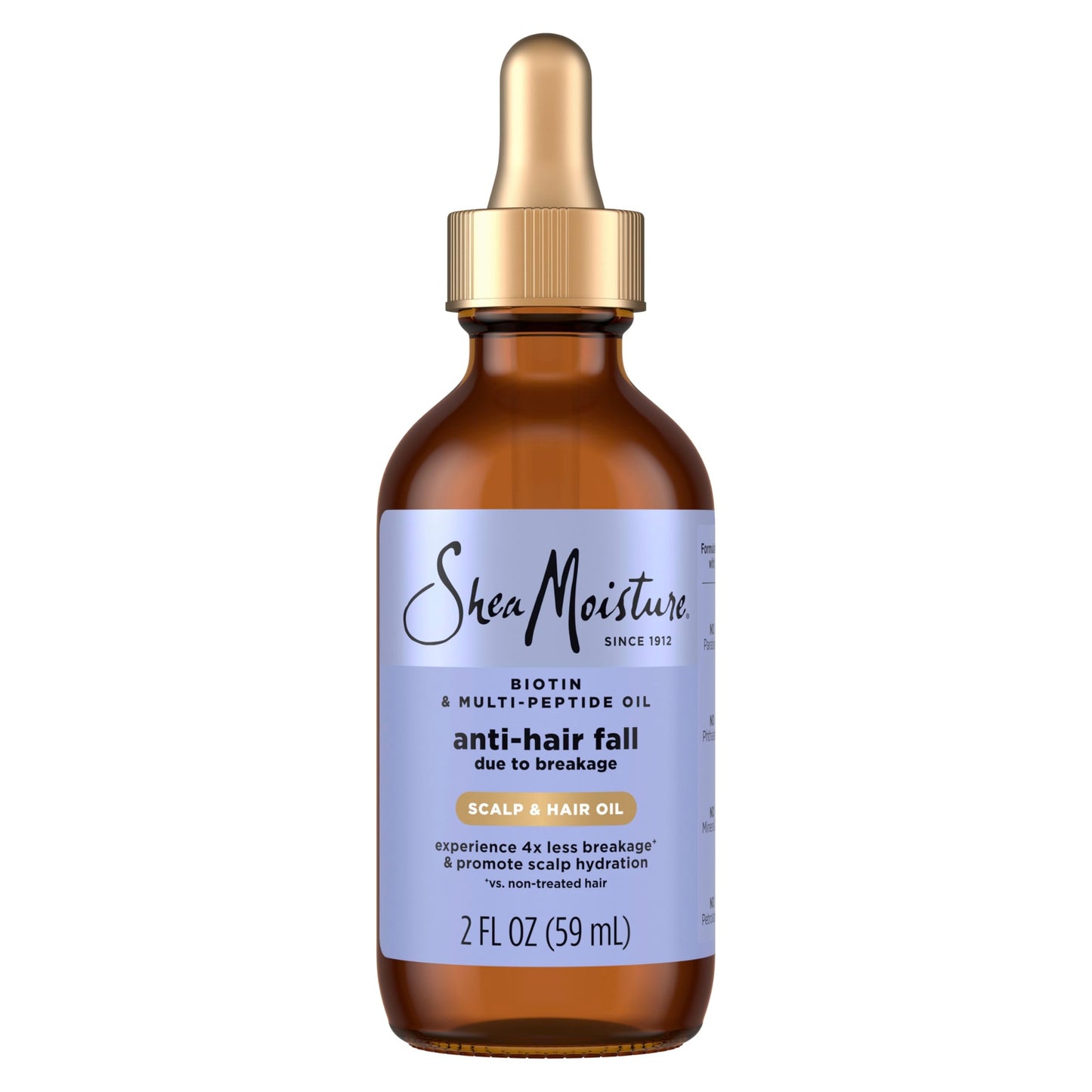 SheaMoisture Scalp & Hair Oil Anti-Hair Fall for Healthy Looking Hair and Moisturized Scalp, with Biotin & Multi-Peptide ScalpBoost Technology, 2 oz Beauty & Personal Care SheaMoisture