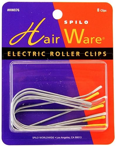 Spilo: Spilo Professional Electric Roller Clips, 8 counts Beauty & Personal Care Spilo