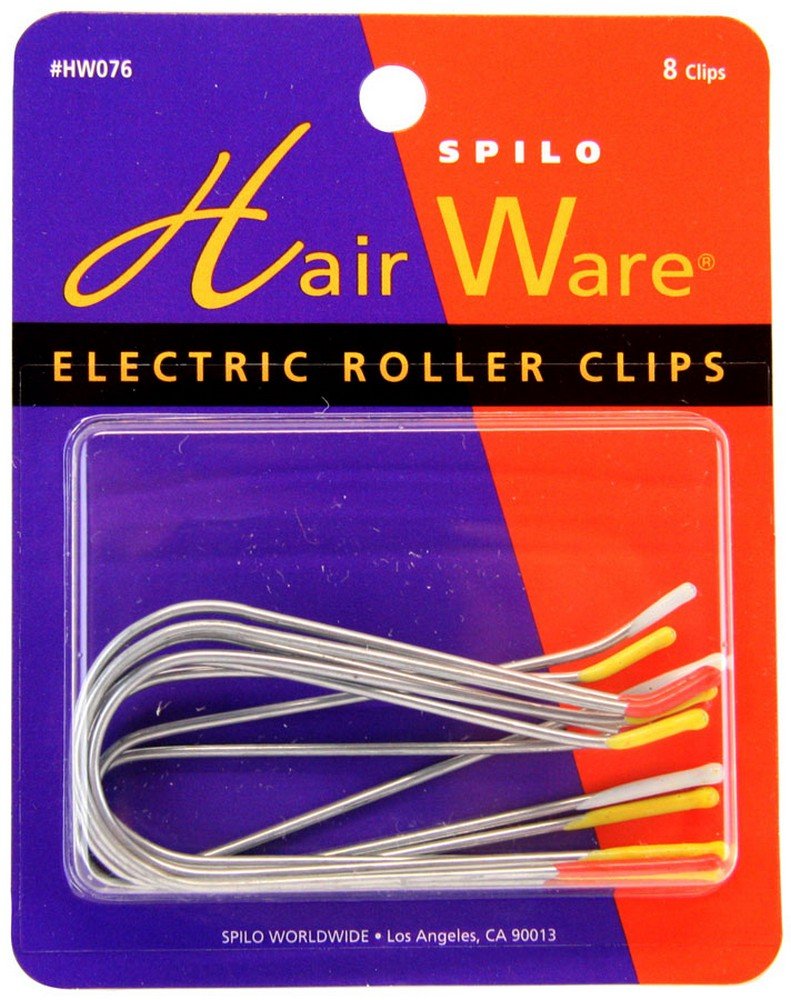Spilo: Spilo Professional Electric Roller Clips, 8 counts Beauty & Personal Care Spilo