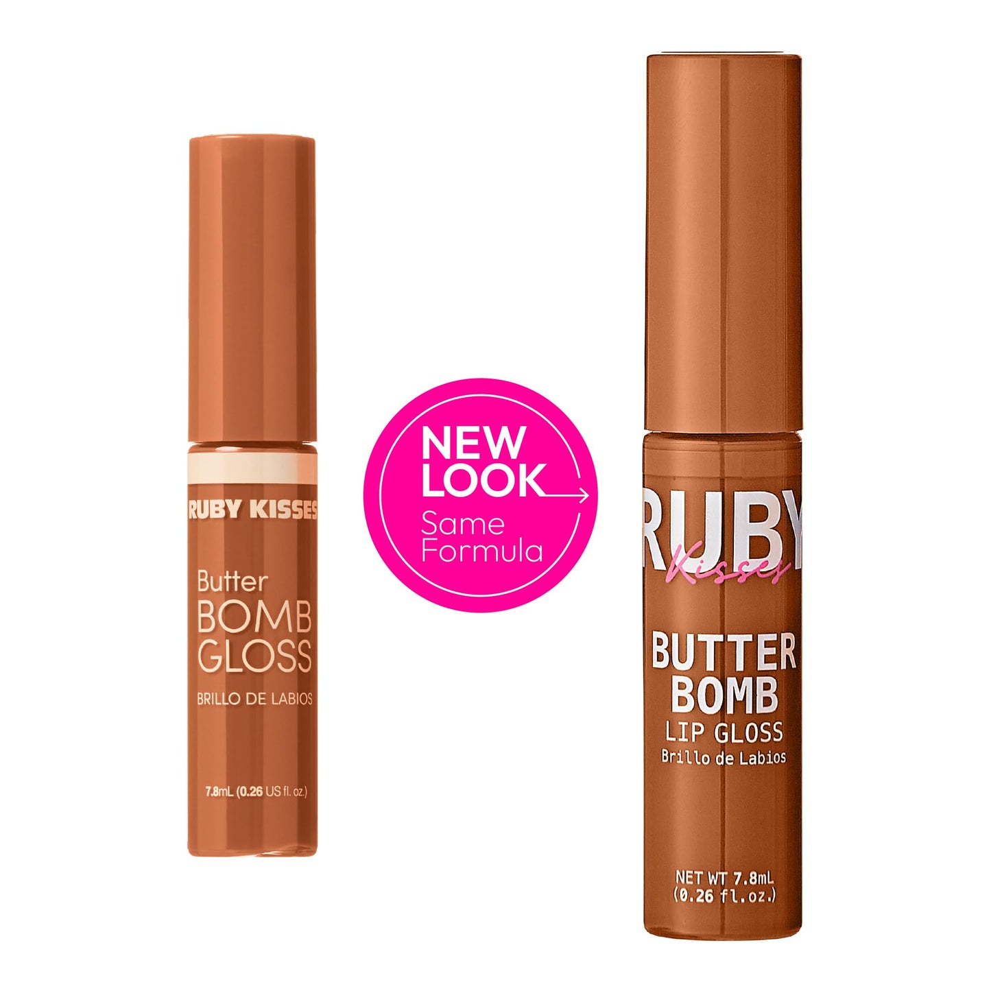 Ruby Kisses Butter Bomb Lip Gloss, High-Shine Non-Sticky Hydrating Plumping Beauty & Personal Care Ruby Kisses