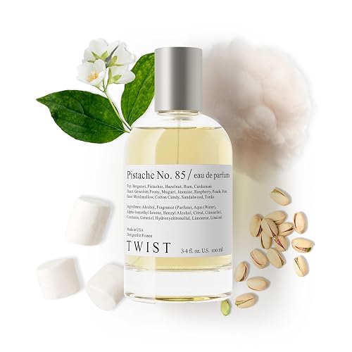 Twist Pistache No. 85 - Inspired by Kay. Yum Pistachio Gelato, Long Lasting Perfume For Women, Paraben Free, Vegan, Clean Ingredients, Fragrance Beauty & Personal Care HOUSE OF TWIST