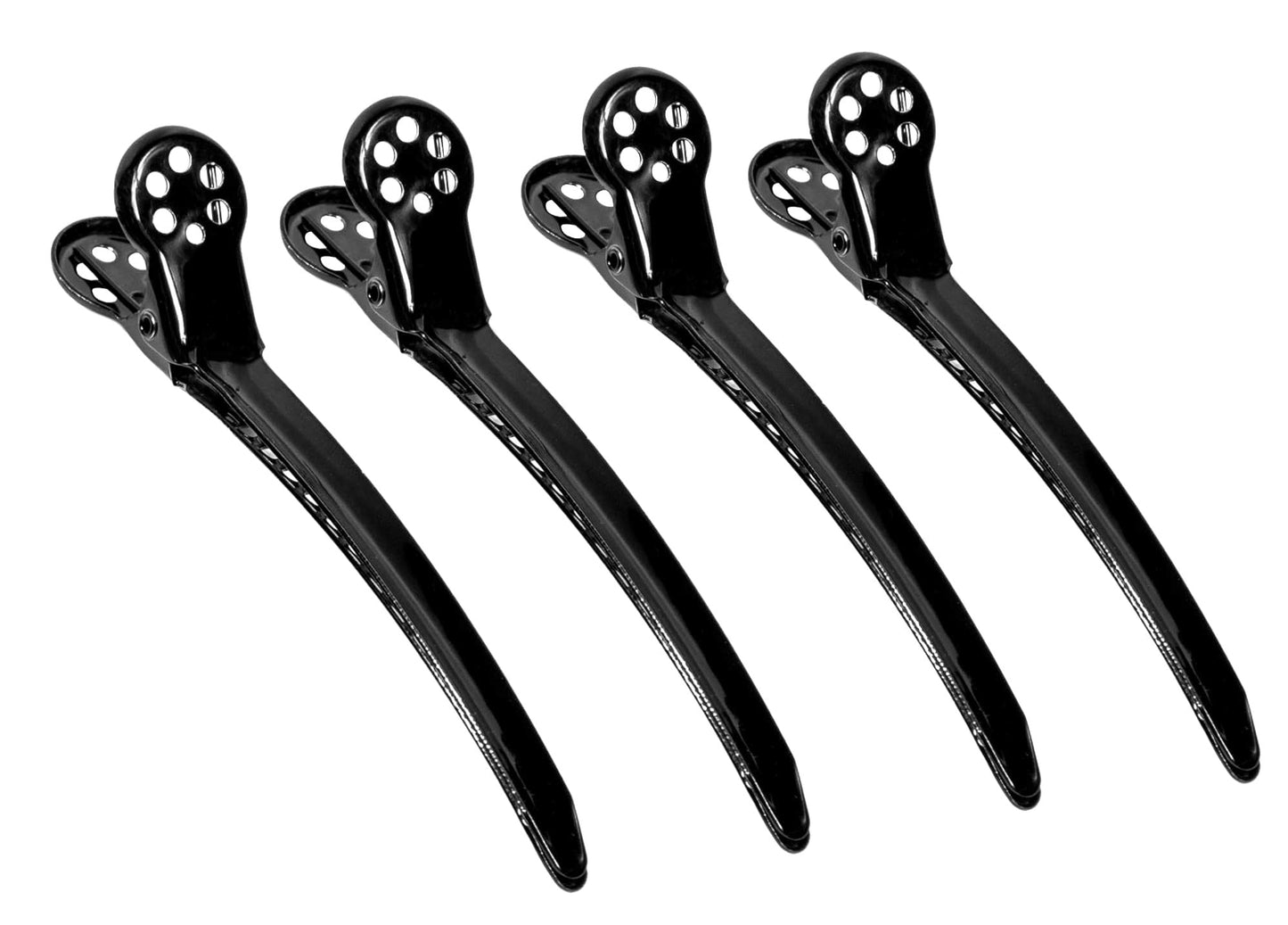 Framar Black Tight Tension Clips For Hair - Set of 4 Professional Hair Clips - Metal Hair Clips for Styling, Stylist Supplies, Hairclips, Hairstylist Beauty & Personal Care FRAMAR