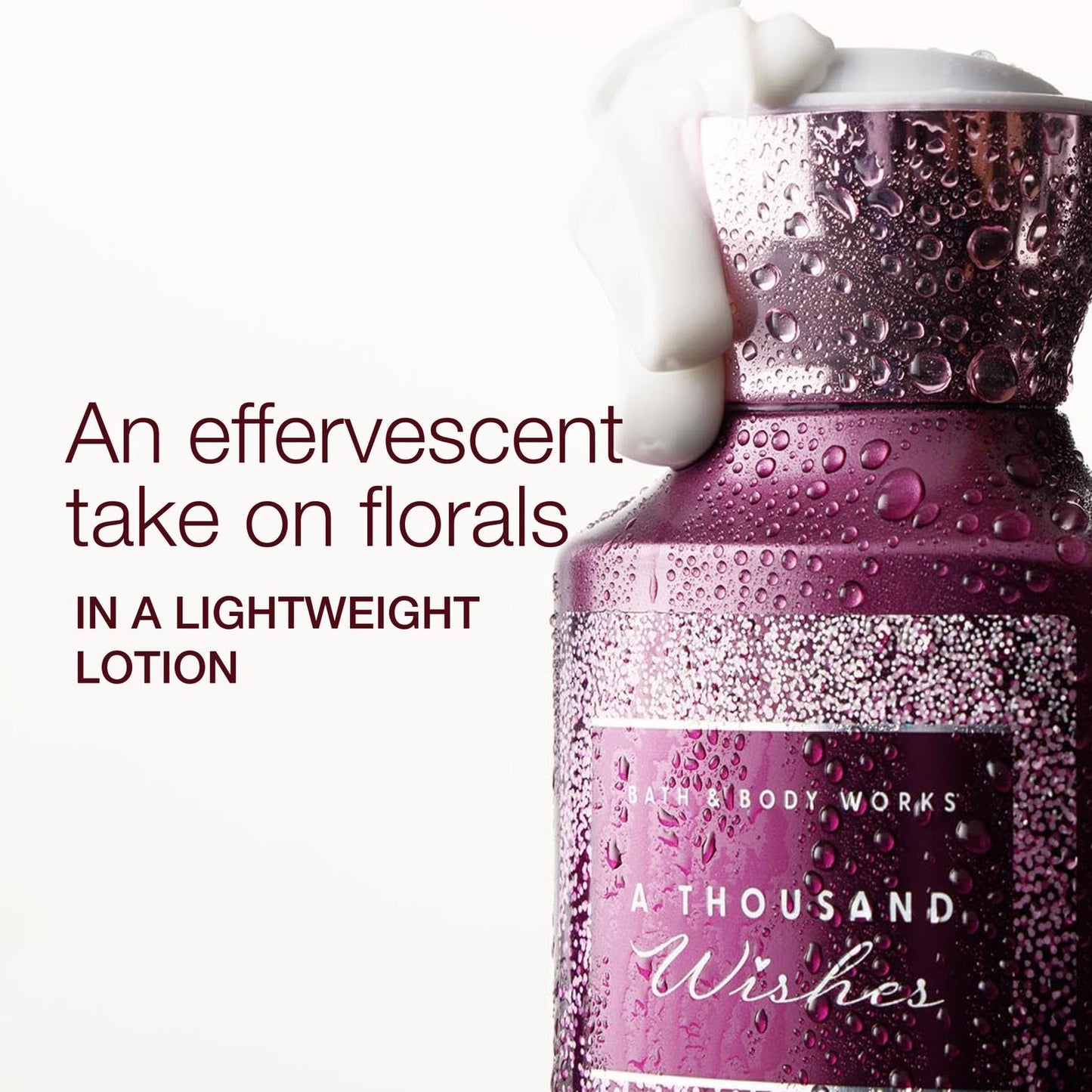 Bath & Body Works A Thousand Wishes Body Lotion, Lightweight Daily Moisturizer with Shea Butter & Coconut Oil, Sparkling Prosecco & Peony Scent, 8 fl Beauty & Personal Care Bath & Body Works