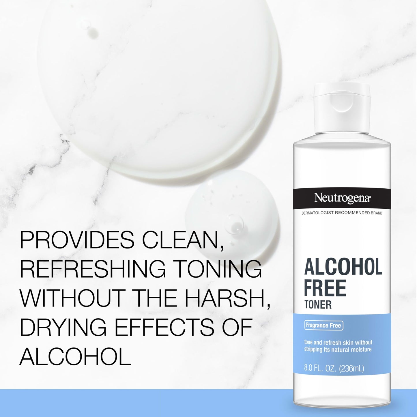 Neutrogena Alcohol-Free Gentle Daily Facial Toner, Fragrance-Free to Tone & Refresh Skin, Gently Removes Impurities & Reconditions Skin Beauty & Personal Care Neutrogena