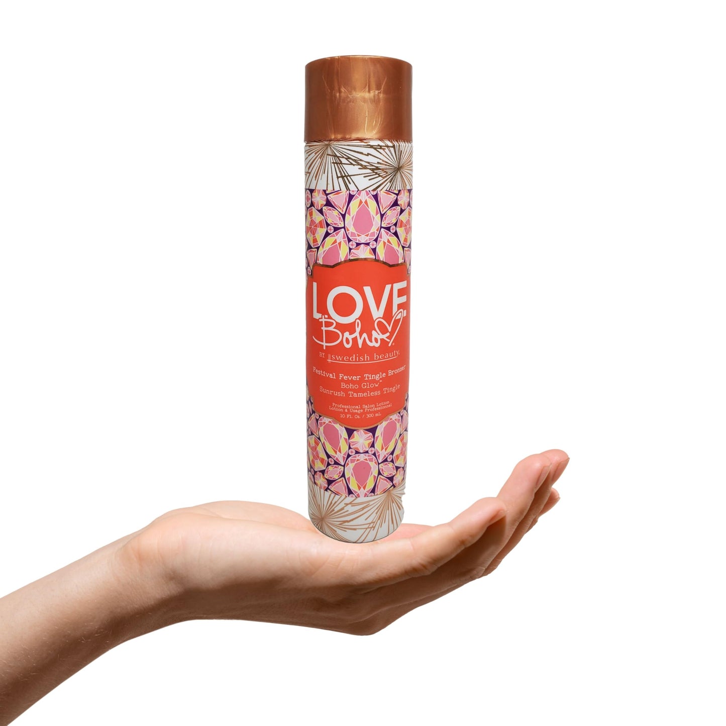 Love Boho Festival Fever Tingle DHA Bronzer Beginner Level 10oz Beauty & Personal Care Swedish Beauty