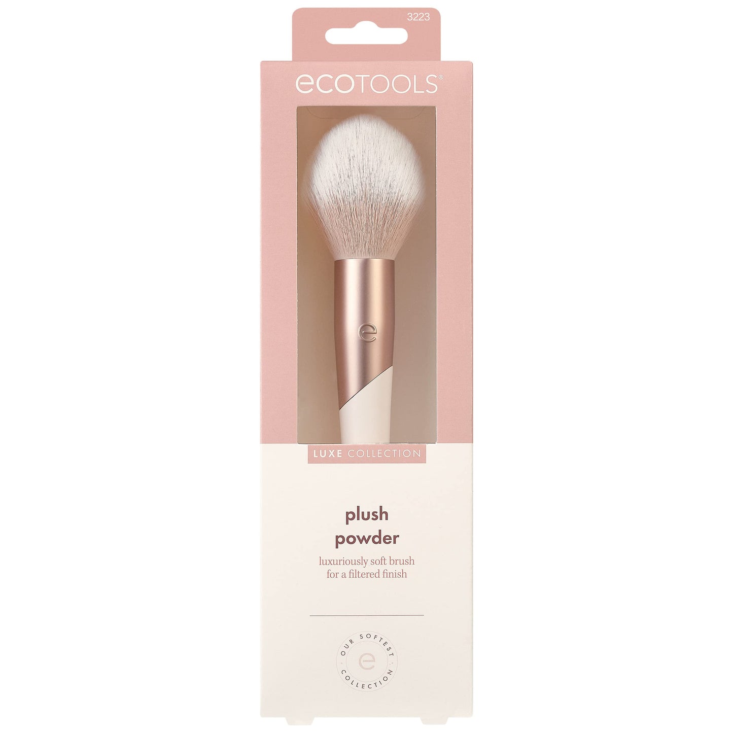 EcoTools Luxe Plush Powder Makeup Brush for Blush & Bronzer, Works Best With Powder Makeup, Luxurious and Glamorous, Eco-Friendly Premium Makeup Beauty & Personal Care EcoTools