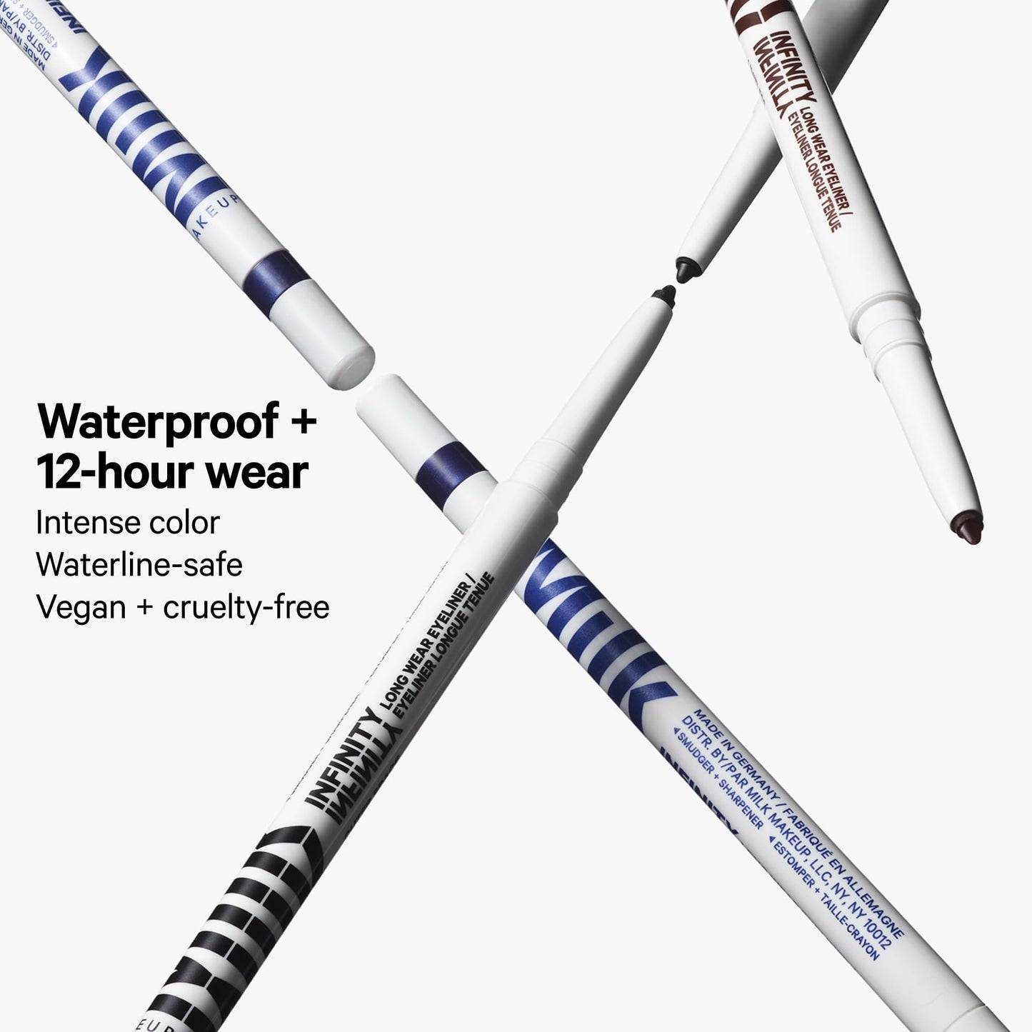 Milk Makeup Infinity Long Wear Eyeliner, Outer Space (Black) - 0.012 fl oz - Twist-Up Design, Built-In Sharpener & Soft Blender Tip - Up to 12-Hour Beauty & Personal Care Milk Makeup