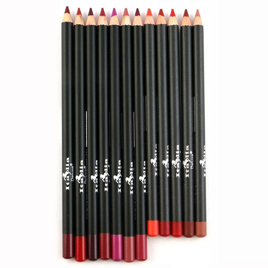 12pc Italia Deluxe Ultra Fine Lip Liner set of 12 color Beauty & Personal Care Italia Deluxe