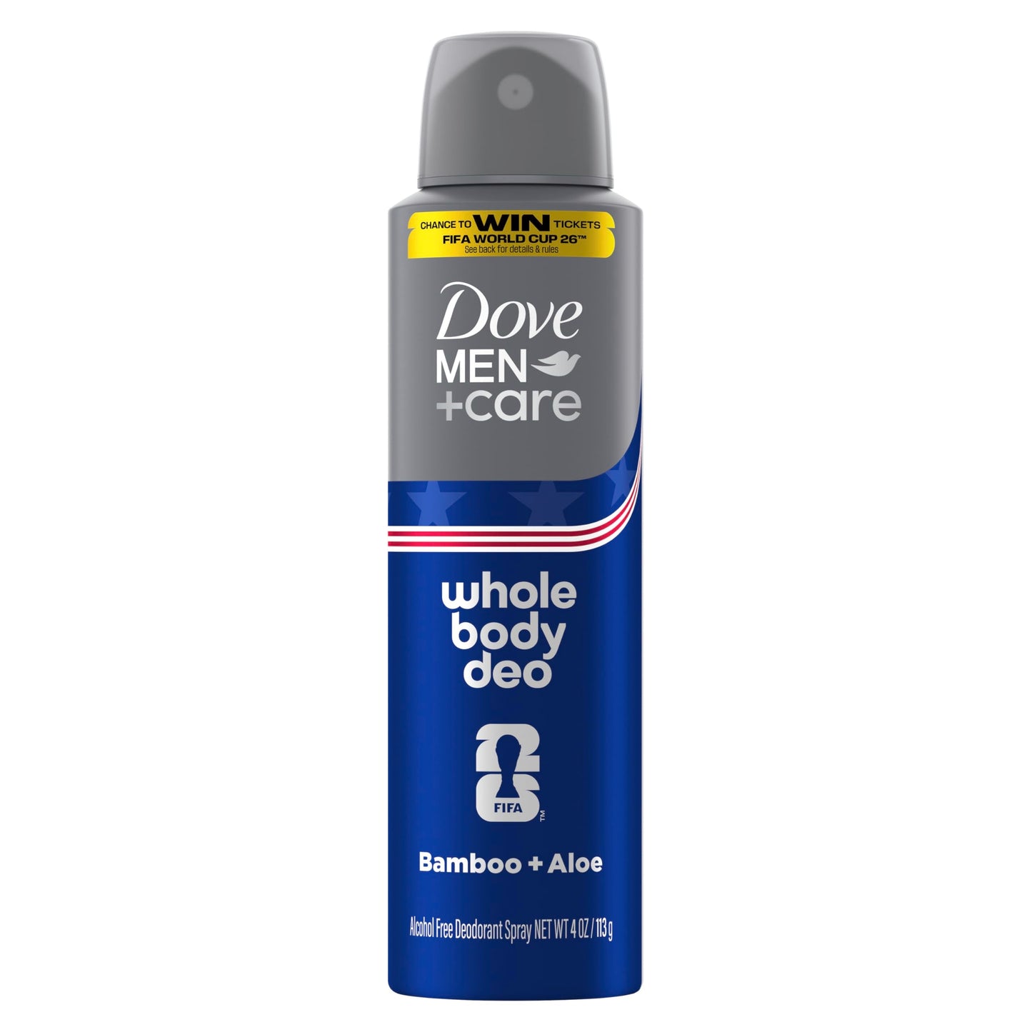 Dove Men+Care Whole Body Deo Aluminum Free Deodorant Spray Bamboo + Aloe Suitable from Pits, Privates, to Feet 4 oz Beauty and Personal Care DOVE MEN + CARE