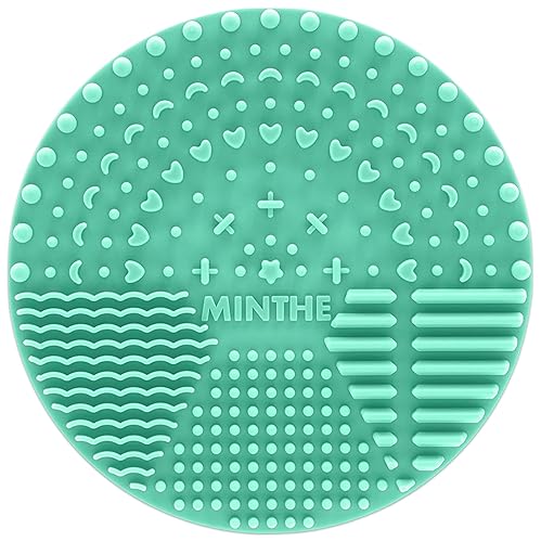 MINTHE™ Makeup Brush Cleaner Mat | 2 Pack | Silicone Make up Cleaning Pad Beauty & Personal Care MINTHE