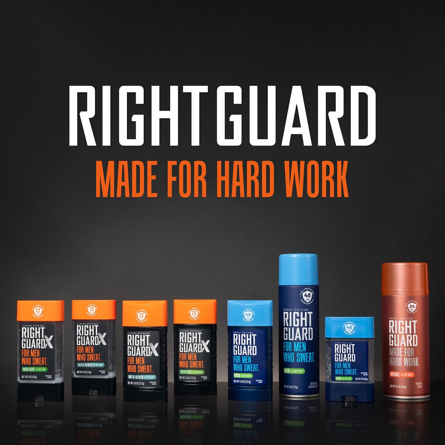 Right Guard Sport Original Scent Deodorant Spray - Aluminum Free Protection Spray Deodorant For Men, Blocks Sweat, 24-Hour Odor Protection Beauty & Personal Care Right Guard
