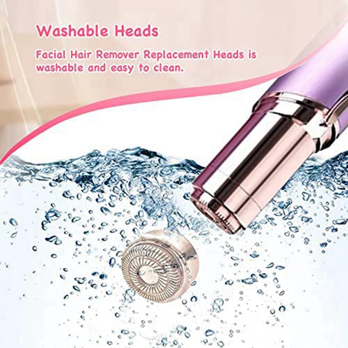 Bloepum 8x Replacement Heads, Women Hair Remover Replacement Heads Generation 2 Beauty and Personal Care Bloepum