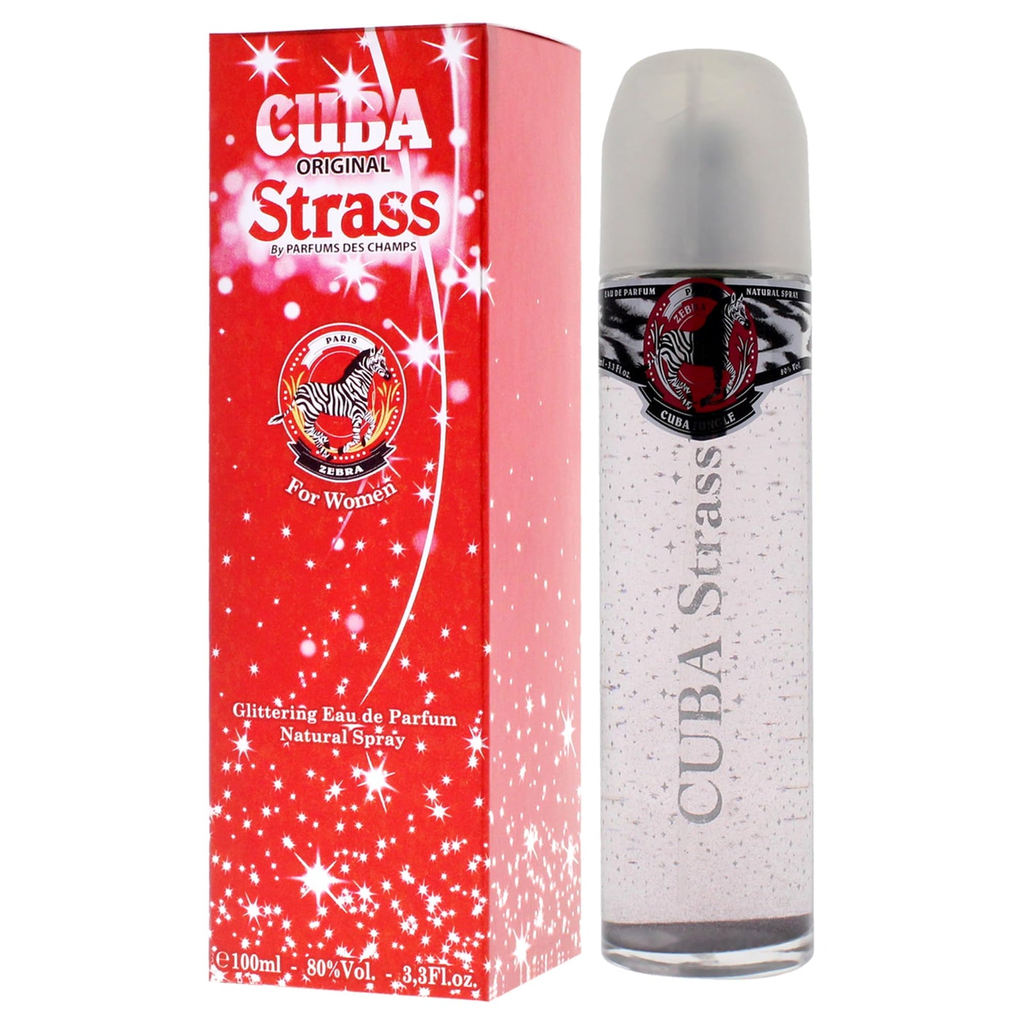 Cuba Cuba Strass Zebra Women EDP Spray 3.3 oz Beauty & Personal Care Cuba
