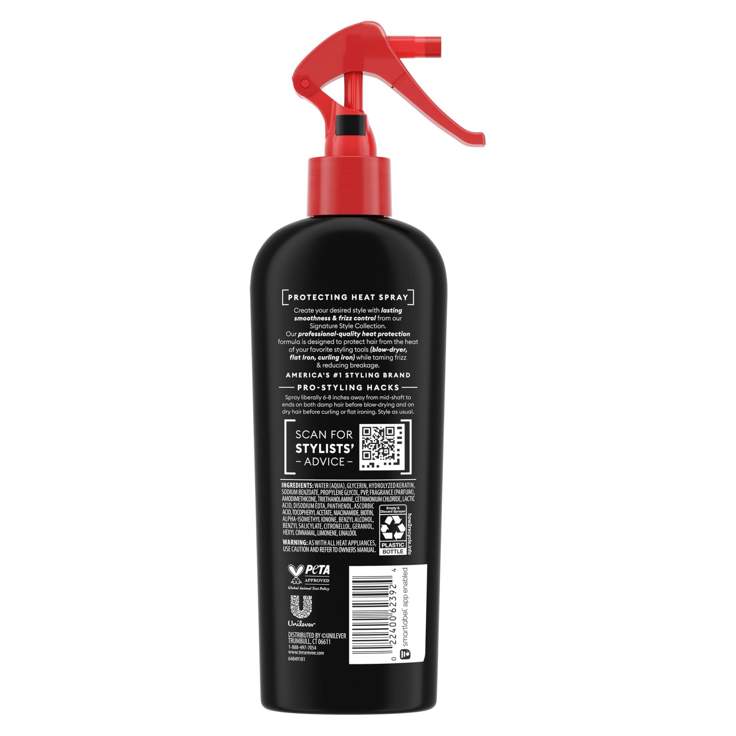 TRESemmé Styling Spray Protecting Heat for Taming Frizz & Reducing Breakage, with Protection up to 450°, 8 Fl Oz Beauty & Personal Care TRESemmé