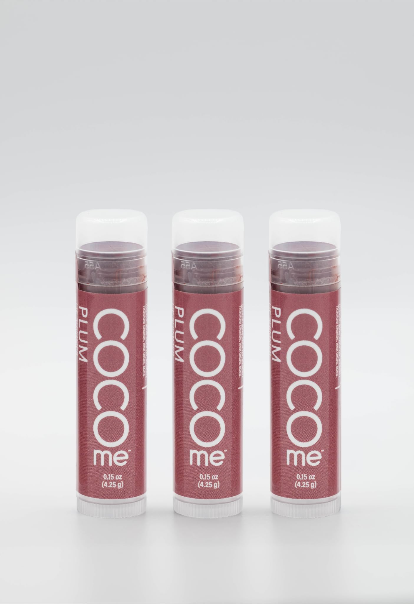 CocoMe Color Tinted Lip Balm (Plum) -All Natural Organic Coconut Oil and Beeswax for moisture and nourishment Beauty and Personal Care Coco Me